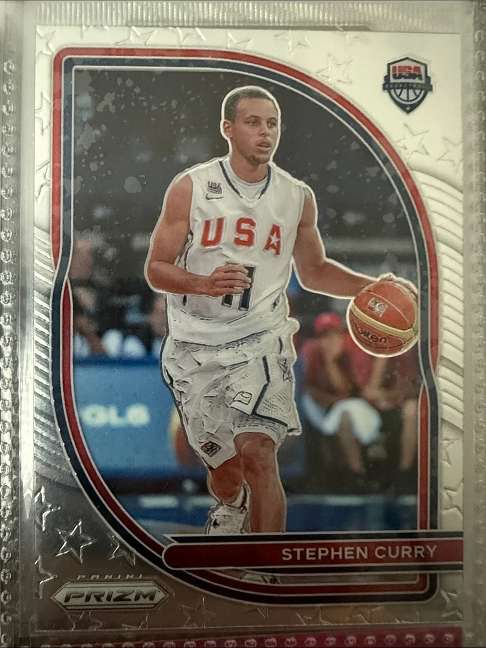 USA Basketball White Trading Card - Stephen Curry